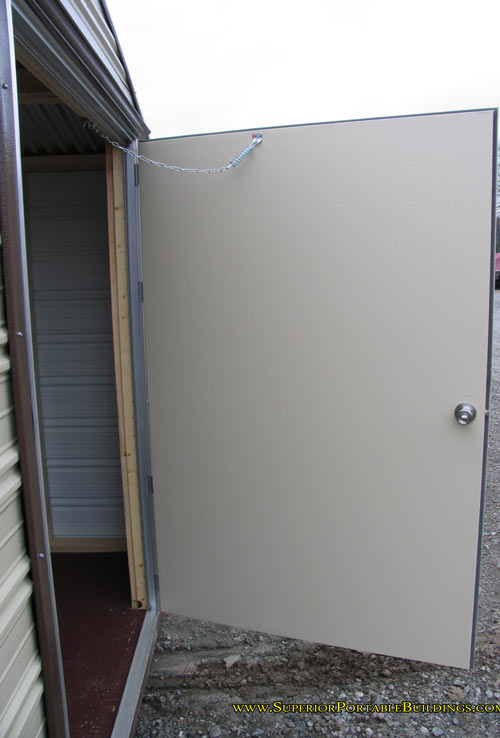 Insulated mobile home door