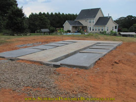 18 wide by 30 long p17 dog kennel concrete slab