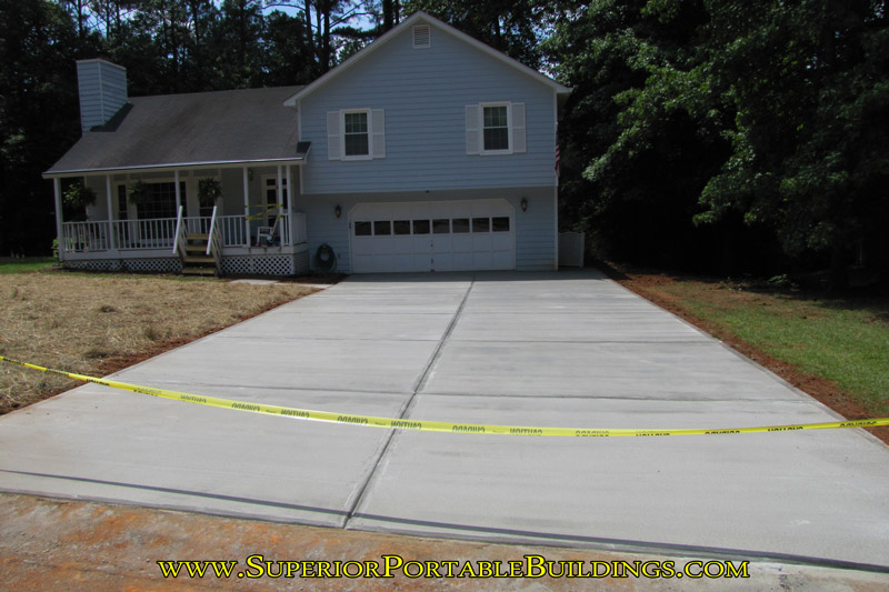 Concrete driveway replacement 1