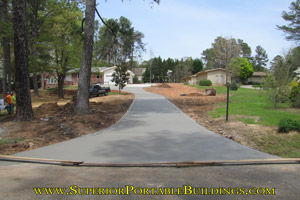 Concrete driveway replacement project 3