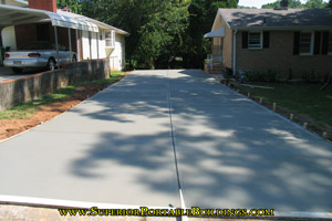 Concrete driveway replacement project 5