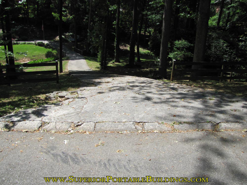Concrete driveway repair