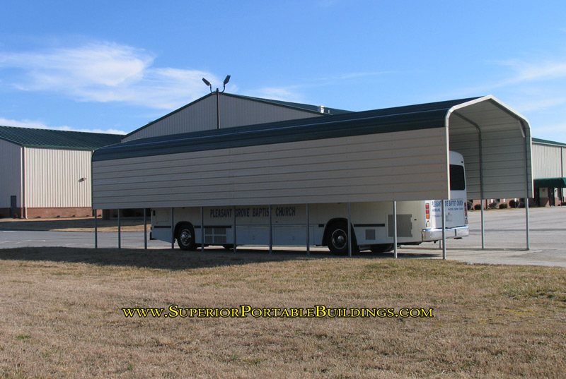 Carports for buses