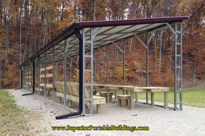 Steel shooting shelter